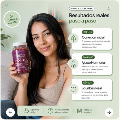 Gomas De Inositol ¡Recupera tu equilibrio hormonal desde hoy! Compra ahora.